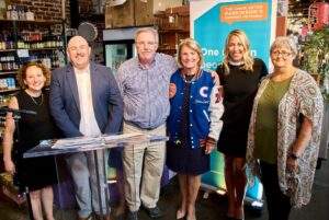 George Manahan with Senator Capito at event